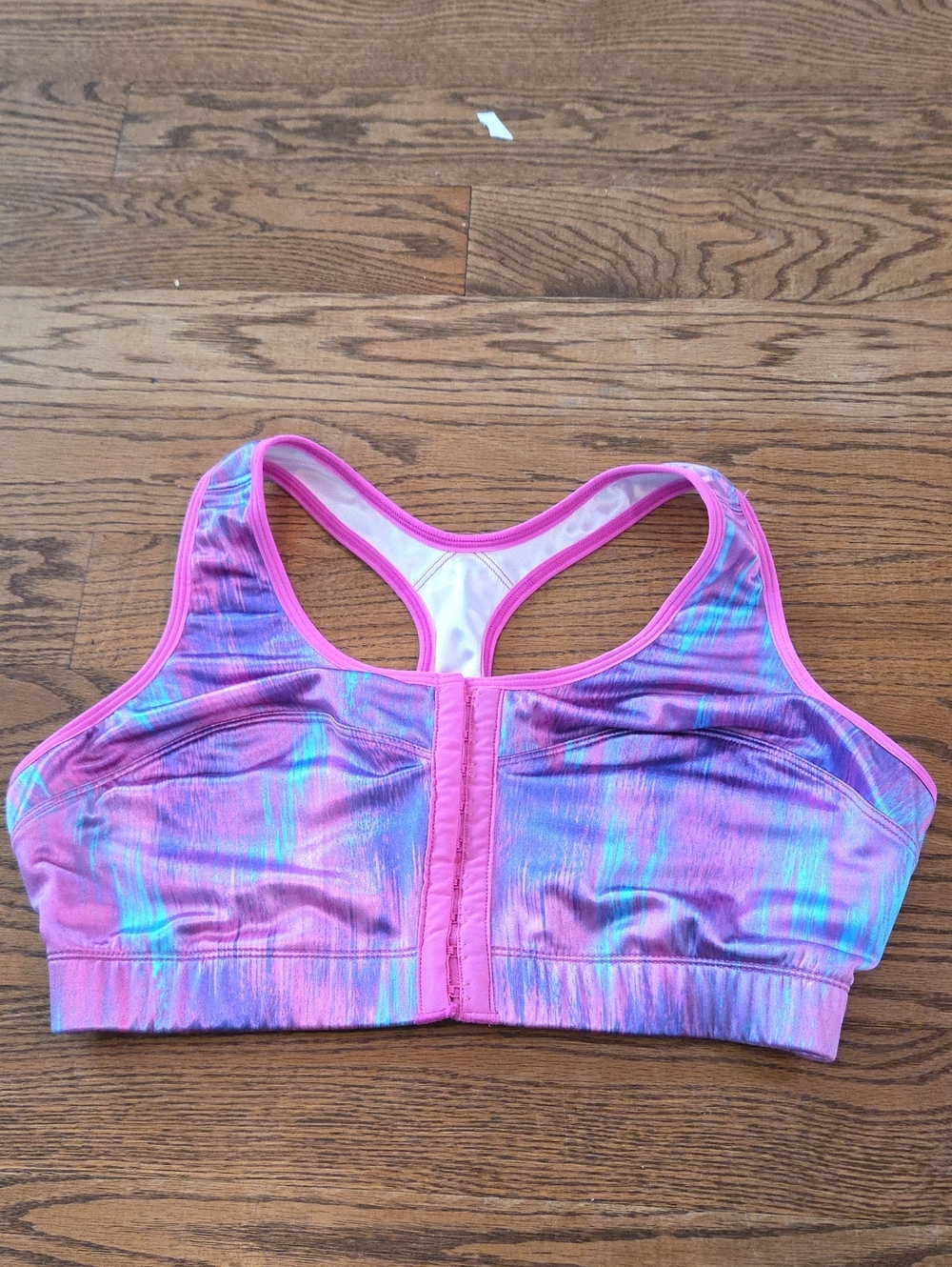 Enell Racer SportsBra High Impact Wireless Front-Closure Racerback Size 3 41-44"